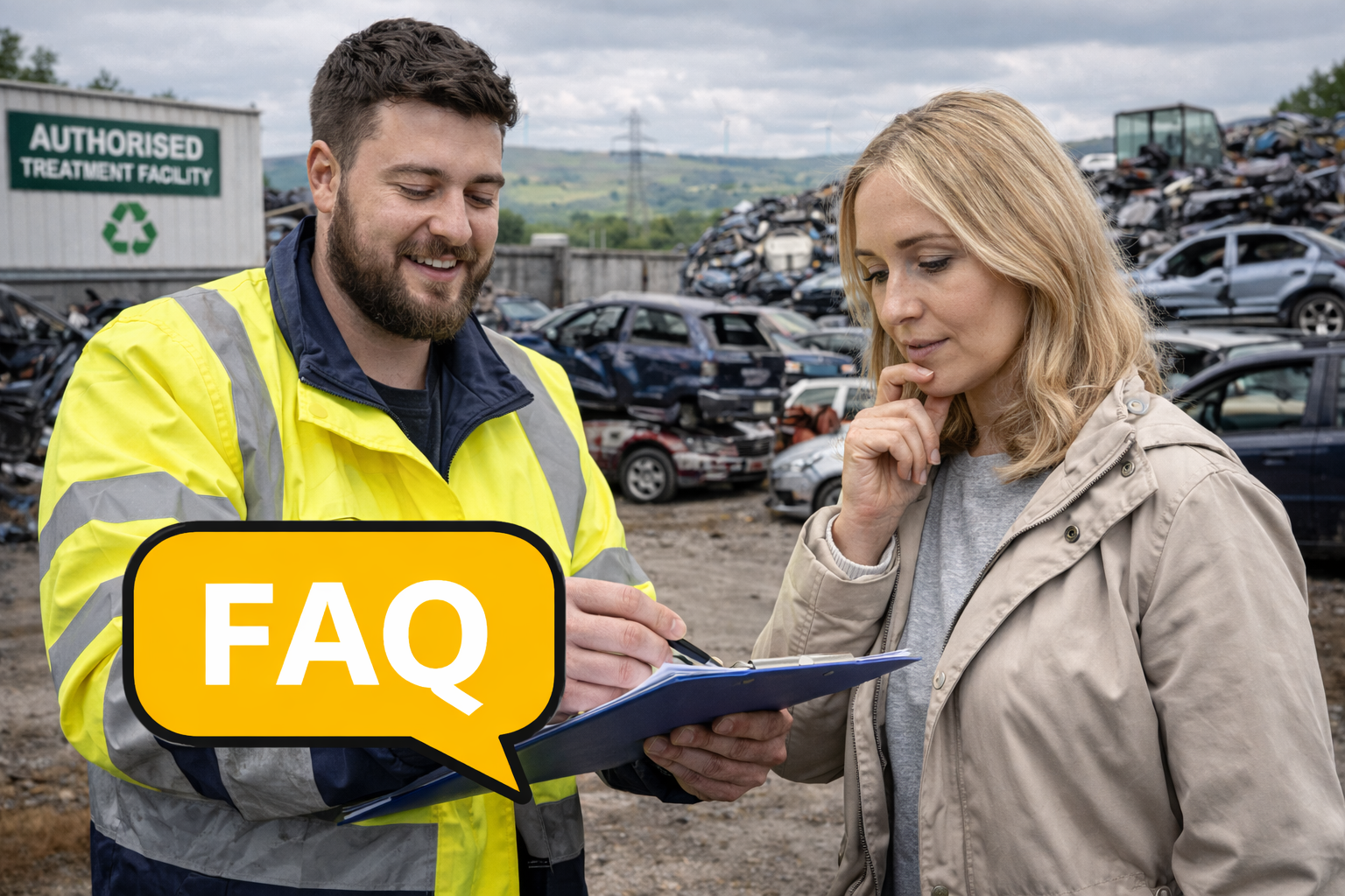 Scrap car FAQs and advice in Chorley